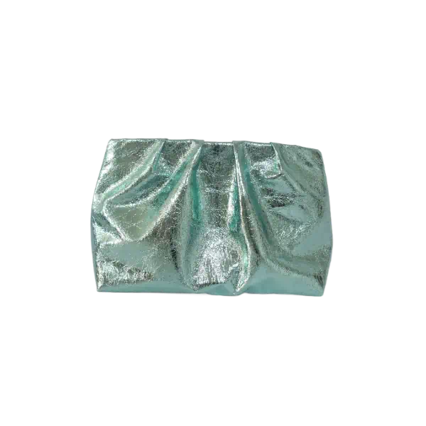 女款派對手拿包金屬光澤聚酯纖維布料